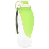 580 ml Haustier-Wasserflasche, Outdoor-Sport, tragbare Haustier-Wasserflasche, erweiterbar, Silikon,...