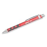 rOtring Tikky III Kugelschreiber - Korallenrosa Körper | blaue Tinte | ergonomischer Griff |...