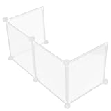 LOORGVEL Transparente Abnehmbare Schutzabtrennung aus Stabilem Kunststoff Spuckschutz Tisch...