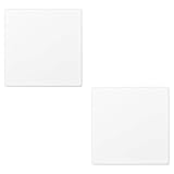 Landrain 2 Stück Lichtschalter Blindabdeckung Unterputzdose, Blinddeckel Steckdose 8,6 X 8,6...