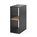 Vicco PC-Schrank Tomy, Anthrazit/Goldkraft Eiche, 28.5 x 50 cm,2 Fächer