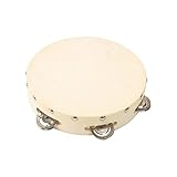 Holz-Trommeln, Schlagzeug, Metallglocken, rund, geeignet für Musikerziehung und Bühnenauftritte,...