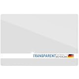 OFFICEPOINT Schreibtischunterlage transparent | 50x70 cm | große Schreibunterlage durchsichtig mit...