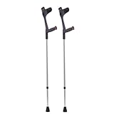 Dr. Paul Koch Krücken Paar Aubergine - Gehhilfe Aus Aluminium Mit Kunststoffgriffen - Belastung Bis...