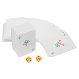 FRCOLOR Teiliges Mini Mahjong Kartenspiel aus Papier Leichtes Tragbares Chinesisches Reise...