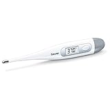 Beurer FT 09 Digital- und Körperthermometer, wasserdicht, LCD-Display mit Messbereich +/- 1 ºC,...