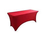 Dehnbare Tischdecke 4 stücke Spandex Tischdecke Stretch Hochzeit Hotel Geburtstag Tisch Abdeckung...