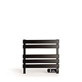 CREATE / WARM Towel Mini 150W / Elektrischer Badheizkörper Schwarz / 52,3x8x55,8cm / Leise,...