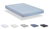 Todocama Spannbettlaken aus gebürsteter Mikrofaser, extra weich, für Bett 120 x 190/200 cm,...
