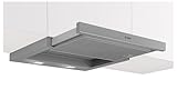Bosch DFL063W57 Serie 2 Flachschirmhaube, 60 cm, kraftvolle Abluftleistung, LED-Beleuchtung, leiser...