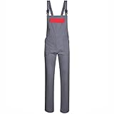 BWOLF Delta Latzhose Herren Arbeitshose Schutz-Latzhose Arbeitslatzhose Baumwolle/Polyester 5...