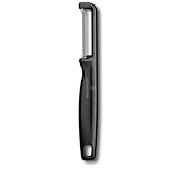 Victorinox Sparschäler 'Iota', Schäler für Gemüse, Obst, Zackenschliff, Zweischneidig, Extra...