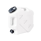 Fenteer Wasserkanister mit, 20-Liter-Trageeimer, Trinkwasserkrug für Camping, Zuhause, Notfälle,...