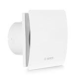 Bosch Badlüfter 1500 DH W 100 - Für Belüftung im Badezimmer und WC, Gegen Feuchtigkeit und...