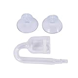 Masslla Aquarium Aquarium CO2 Diffusor Kohlendioxid Reaktor mit Keramikscheibe + 2 SaugnäPfe