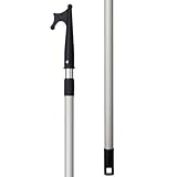 Sprenger Teleskop Bootshaken aus eloxiertem Aluminium stufenlos ausziehbar von 118-201 cm