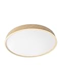 Deckenleuchte Kiara Weiß/Buche LED 60 W 3000 – 4200 – 6500 K 5400 lm (Ø 50 x 50 x 6 cm) mit...