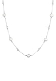 Elli Halskette Damen Kugeln Filigran mit Süßwasserzuchtperlen in 925 Sterling Silber Vergoldet