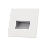 Paulmann 93093 LED Einbauleuchte Wandeinbauleuchte Edge Quadro Set 80x5mm 50lm 230V eckig incl....