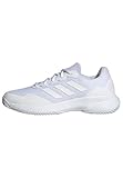 adidas Herren Gamecourt 2.0 Tennis Shoes Tennisschuhe, FTWR White/FTWR White/Matte Silver, 45 1/3 EU