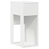 vidaXL Computerschrank Mit Schublade Weiß 30x44x74 cm, PC-Schrank, CPU-Ständer, Büroschrank,...