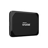 Crucial X9 1TB Externe SSD Festplatte, bis zu 1050MB/s, kompatibel mit PC, Mac und Spielekonsolen,...