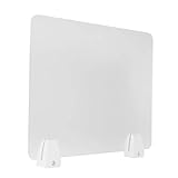Tubayia Acryl Thekenaufsatz Spuckschutz Trennwand Niesschutz Schild Schutzwand für Büro...