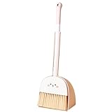 Syglawnd Kinderbesen, Mini-Besen und Kehrschaufel-Set, niedlicher Hasen-Stil für Kinder und...
