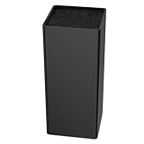 Vonsera Messerblock ohne Messer, Messerblock mit Borsten Herausnehmbarer, Messerhalter Schwarz...