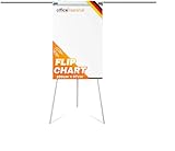 Office Marshal Flipchart Ständer Dreibein Flip Chart Board 68x105cm magnetisch, beschreibbar,...