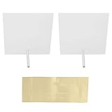 SIWOTED 2 Stück Nagelkunst-Farbanzeigetafel, stabiles Acryl, falsche Nagelspitze, zeigt Halter für...