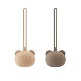 PandaEar 2 Stück Silikon Schnullerhalter Schnullerboxen | Reise Baby Schnuller Aufbewahrungsbox |...