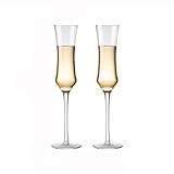 Champagner Flöten 6 Champagner Gläser Kristallglas Champagner Flöte Champagner Glas