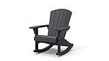 Keter Allibert by Rocking Adirondack Chair, Outdoor Schaukelstuhl aus Kunststoff, wetterfest,...