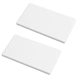UFURMATE Blank Cover Wandplatte 2PCS Weiß Schraubenlose leere Wandplatte Kunststoff 1-Gang Leere...