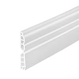 Luftleckage-Verhütung, Türbodendichtungsstreifen, winddicht und schalldämmend, TPE-Design, 100 cm...