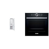 Bosch KIF81PFE0 Serie 8 Einbau-Kühlschrank & HBG675BB1 Serie 8 Einbau-Backofen, 60 x 60 cm