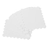 Alipis 25 Stück Teiliges Aquarellpapier Karten Weißer Postkarten Blanko mit Stempelrahmen für DIY...