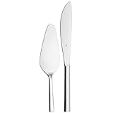 WMF Nuova Obst-/ Kuchenbesteck Set 2-teilig, Tortenmesser, Tortenheber, Cromargan Edelstahl poliert,...