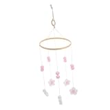 Beaupretty Nordisches Windspiel Mobile Filz für Babyzimmer Kinderzimmer Dekoration mit Blumen und...