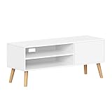 VASAGLE TV-Schrank, Lowboard, Fernsehschrank für Fernseher bis zu 55 Zoll, 120 cm lang,...