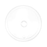 SAFIGLE Hitzebeständiger Borosilikatglas Topfdeckel mit Glattem Rand Transparenter Glasdeckel...