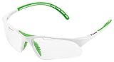 Tecnifibre Squash-Brille White Green Squashbrille, weiß/grün, one Size