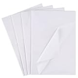 VGOODALL 100 Blatt Weiß Seidenpapier, Tissue Papier 50cm x 35cm Bastelpapier Geschenkpapier für...