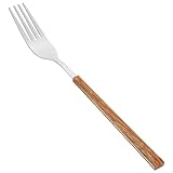 BATHVEVE Steakgabel für Zuhause Camping und Bbq Wiederverwendbares Besteckset mit Langem Griff...