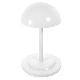 PRETYZOOM Höhenverstellbarer Perückenständer und Huthalter aus Robustem Material Weißer...