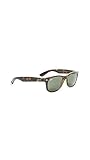 Ray-Ban Wayfarer RB 2132 Dark Havana/G- Classic Green 52/18/145 Unisex Sonnenbrille, Dark Havana/G-...