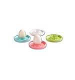 Kesper,41165, Eierbecher Beige/Blau/Grün/Pink