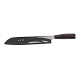 Beatifufu Japanisches Küchenmesser Multifunktionaler Gemüsehobel mit Ergonomischem Holzgriff...