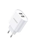 UGREEN USB Ladegerät 17W USB Netzteil 2-Port 3.4A Ladestecker mit intelligenter Technologie...